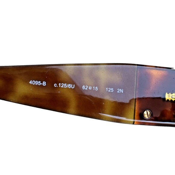 Chanel 4095-B Crystal CC Sunglasses Y2K Gold Brown Gradient Tortoise Authentic main image 11